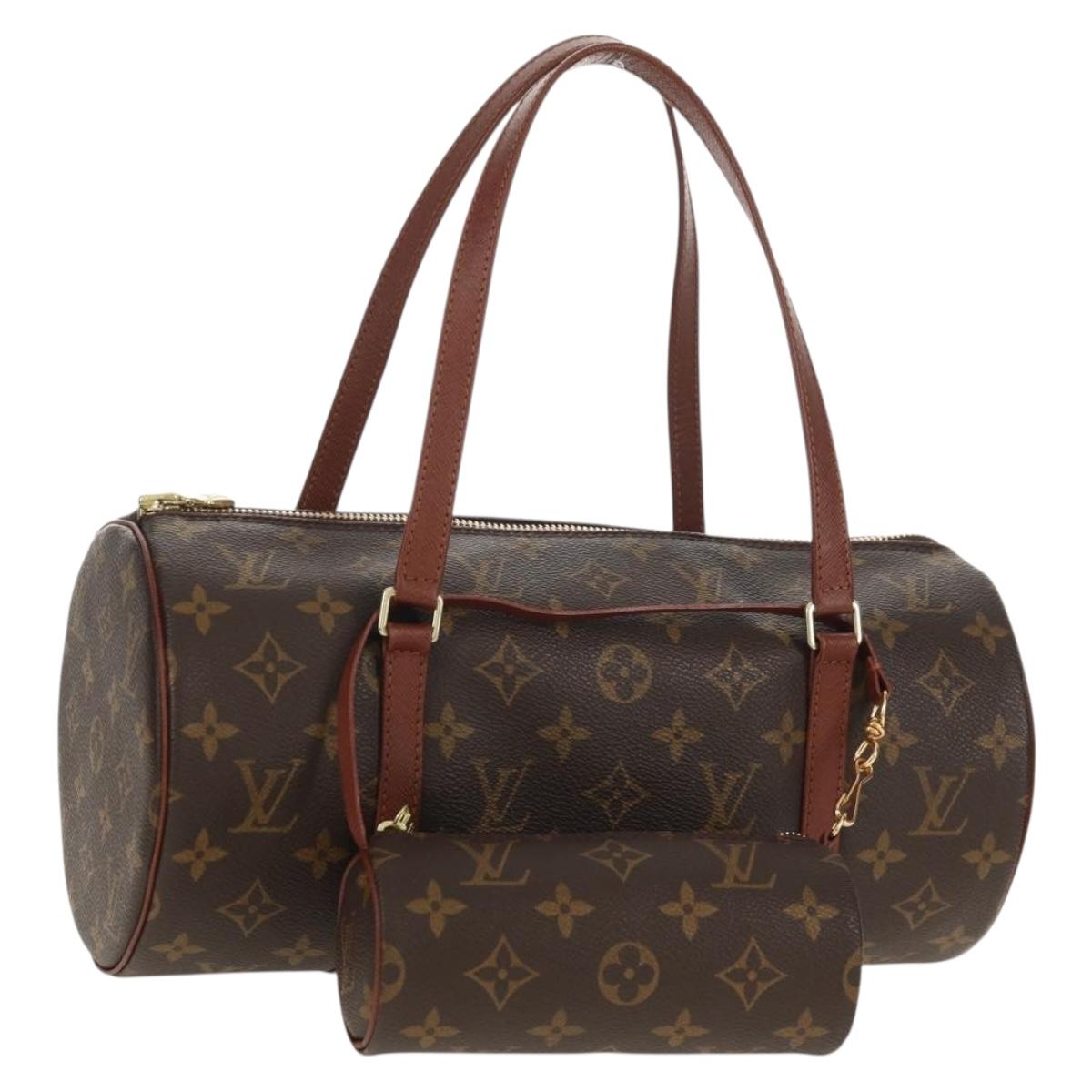 LOUIS VUITTON Monogram Papillon 30 Hand Bag M51385 LV Auth ki6208V