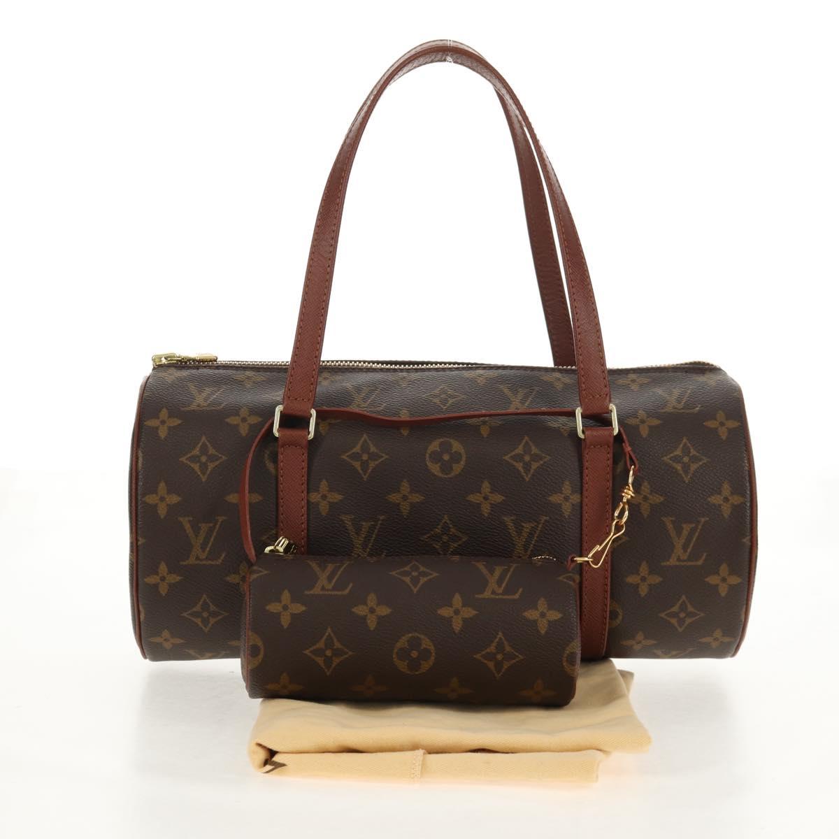 LOUIS VUITTON Monogram Papillon 30 Hand Bag M51385 LV Auth ki6208V