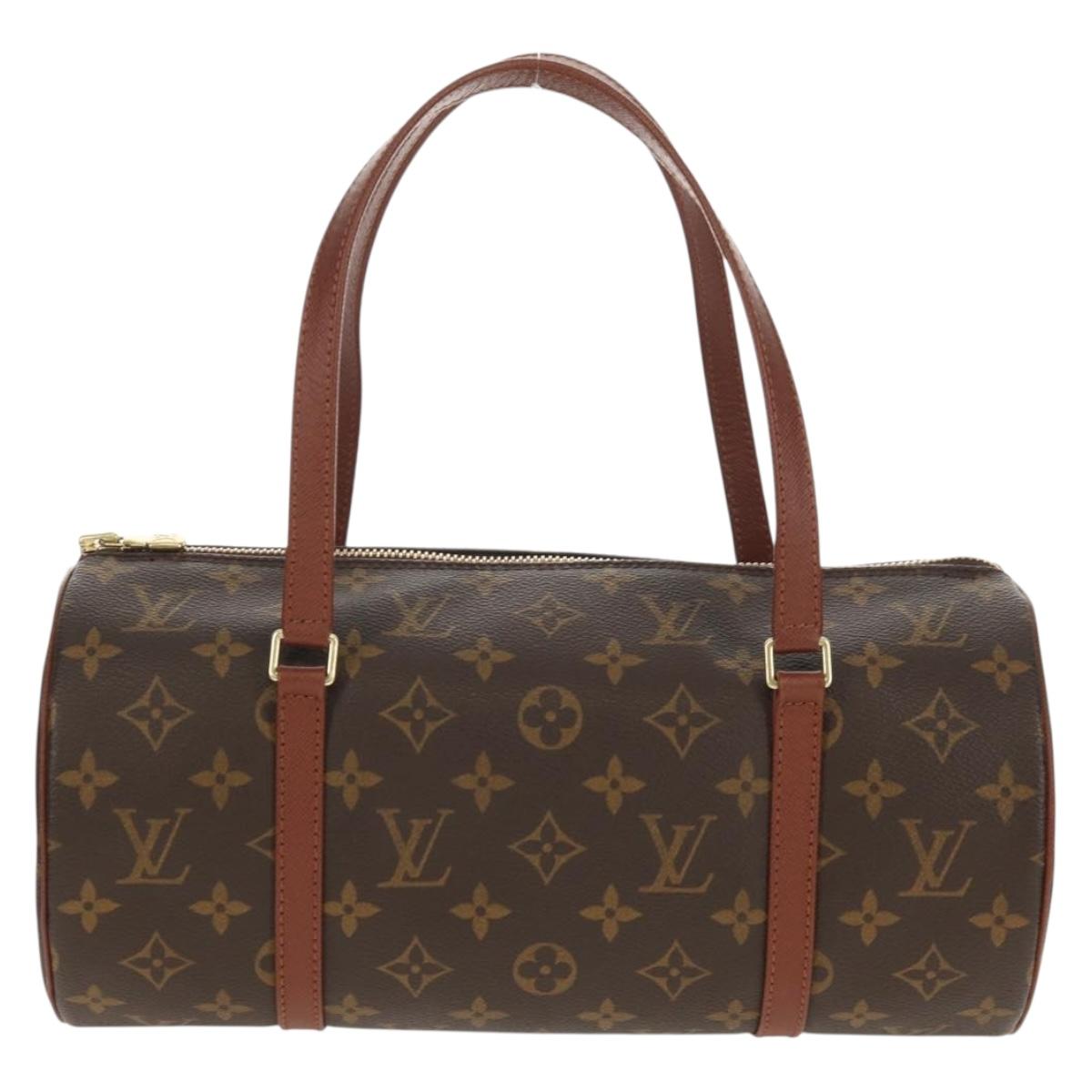LOUIS VUITTON Monogram Papillon 30 Hand Bag M51385 LV Auth ki6208V