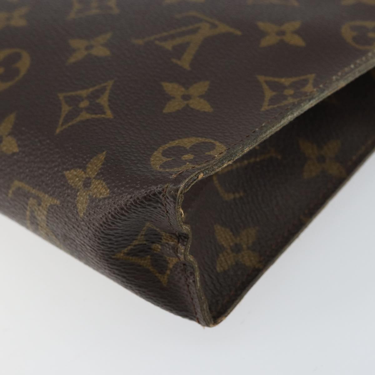 LOUIS VUITTON Monogram Poche Toilette 26 Pouch M47542 LV Auth ki6256
