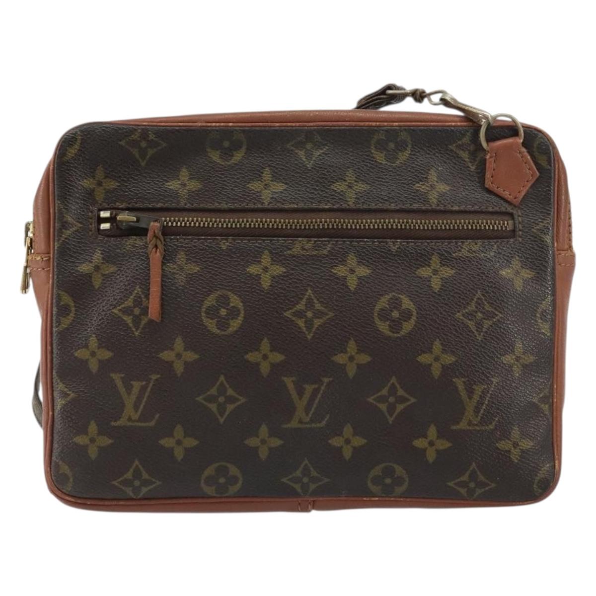 LOUIS VUITTON Monogram Pochette Sports Clutch Bag N0.183 LV Auth ki6258