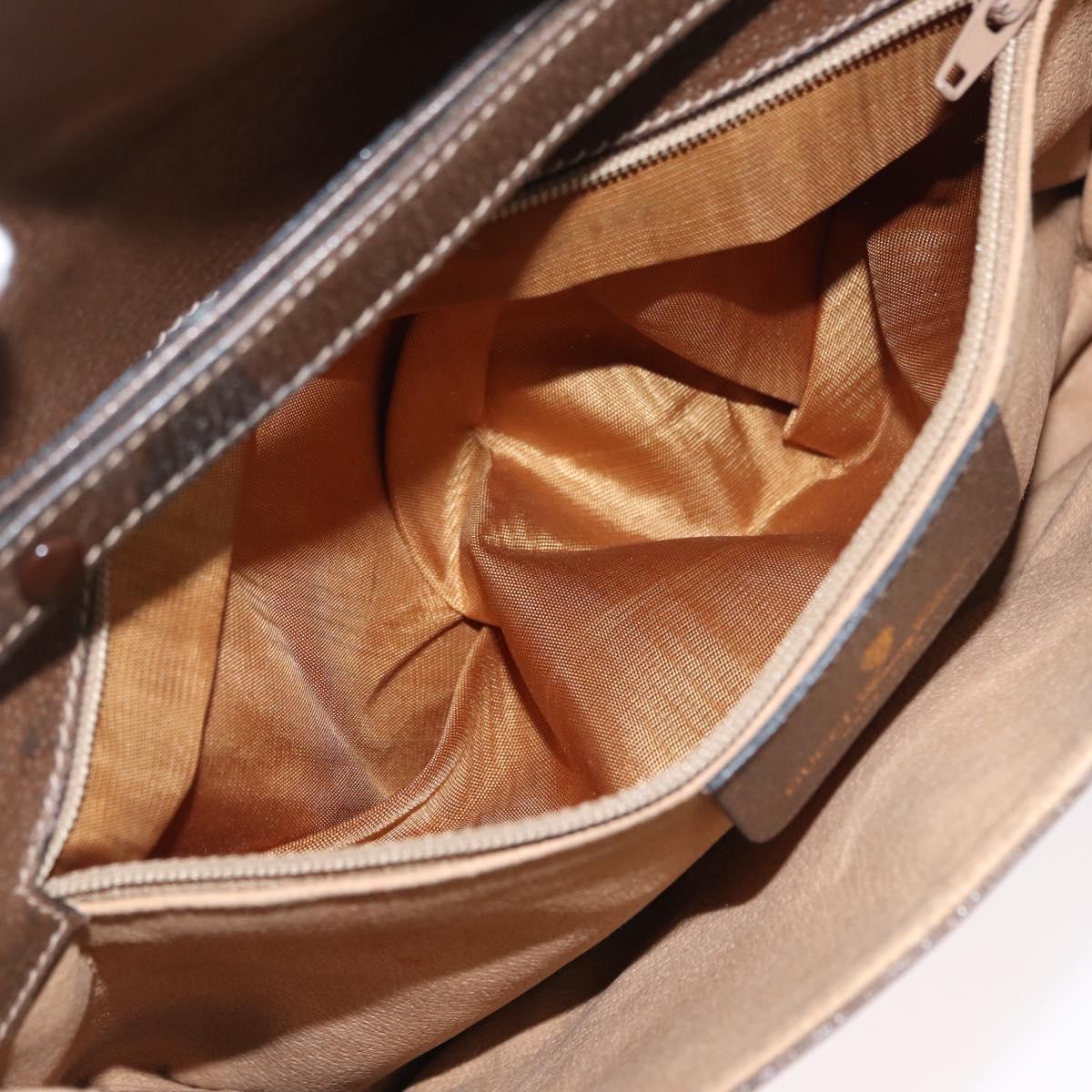 GUCCI GG Supreme Shoulder Bag PVC Leather 2way Beige Gold 65 02 025 Auth ki6263