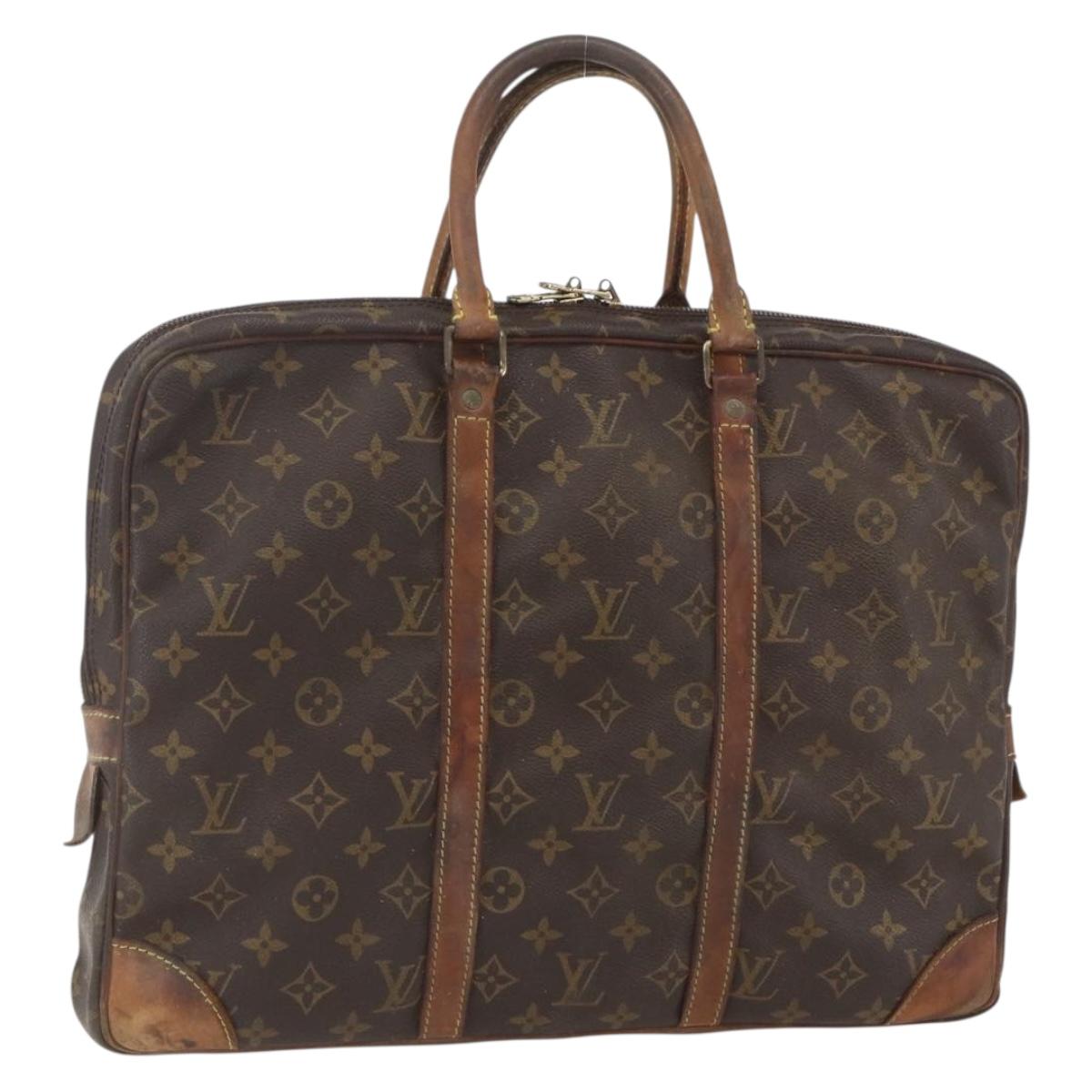 LOUIS VUITTON Monogram Porte Documents Voyage Business Bag M53361 LV Auth ki6274