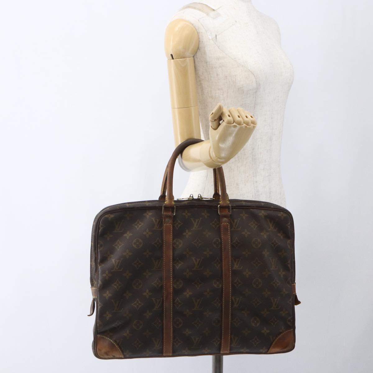 LOUIS VUITTON Monogram Porte Documents Voyage Business Bag M53361 LV Auth ki6274