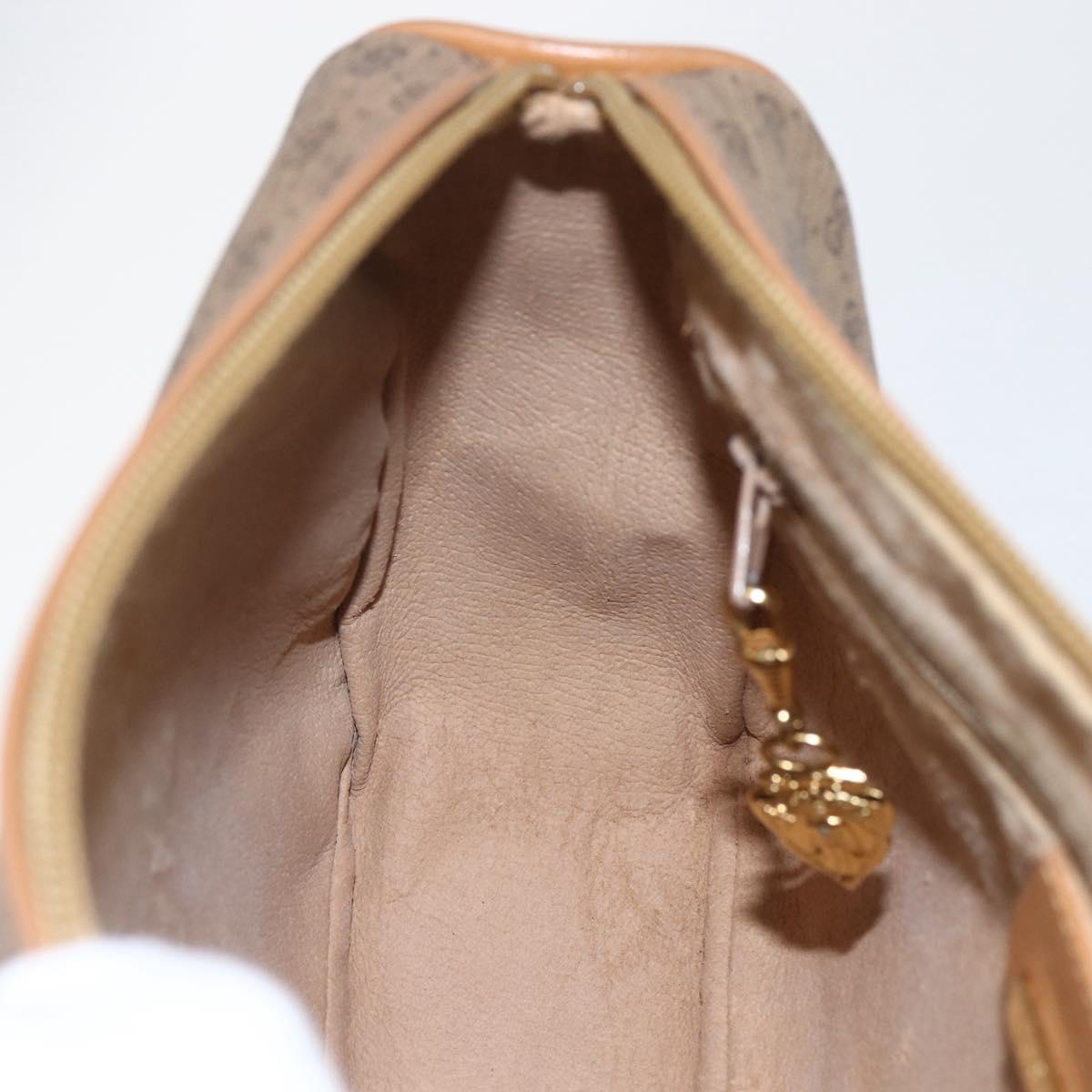 GUCCI Micro GG Supreme Shoulder Bag PVC Beige Gold 001 14 0412 Auth ki6283