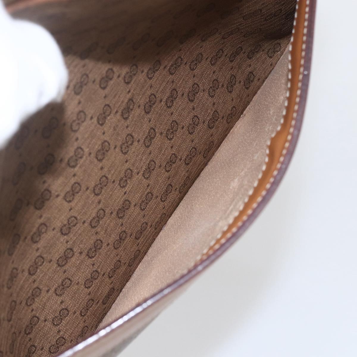 GUCCI Micro GG Supreme Shoulder Bag PVC Beige Gold 001 14 0412 Auth ki6283
