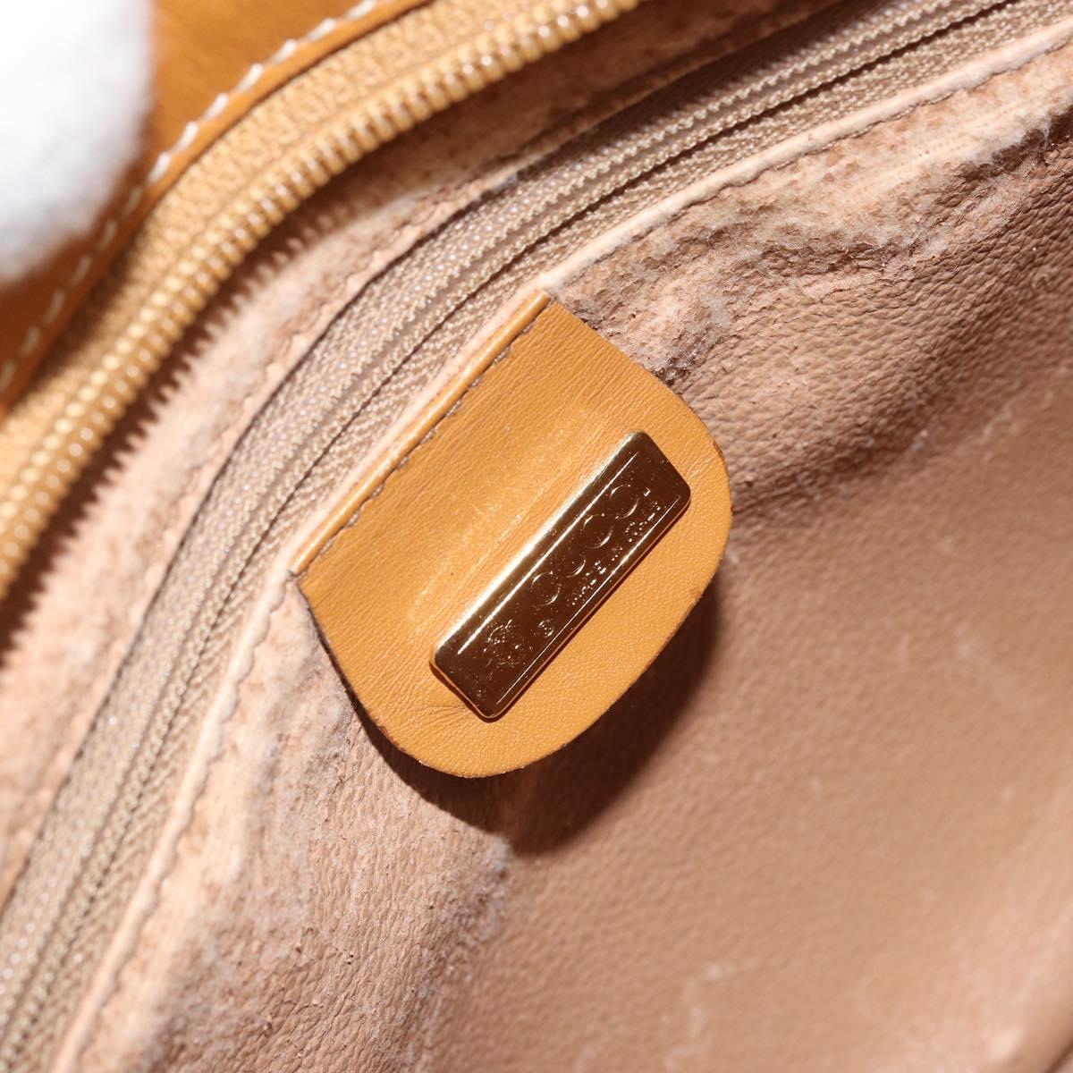 GUCCI Micro GG Supreme Shoulder Bag PVC Beige Gold 001 23 1036 Auth ki6290