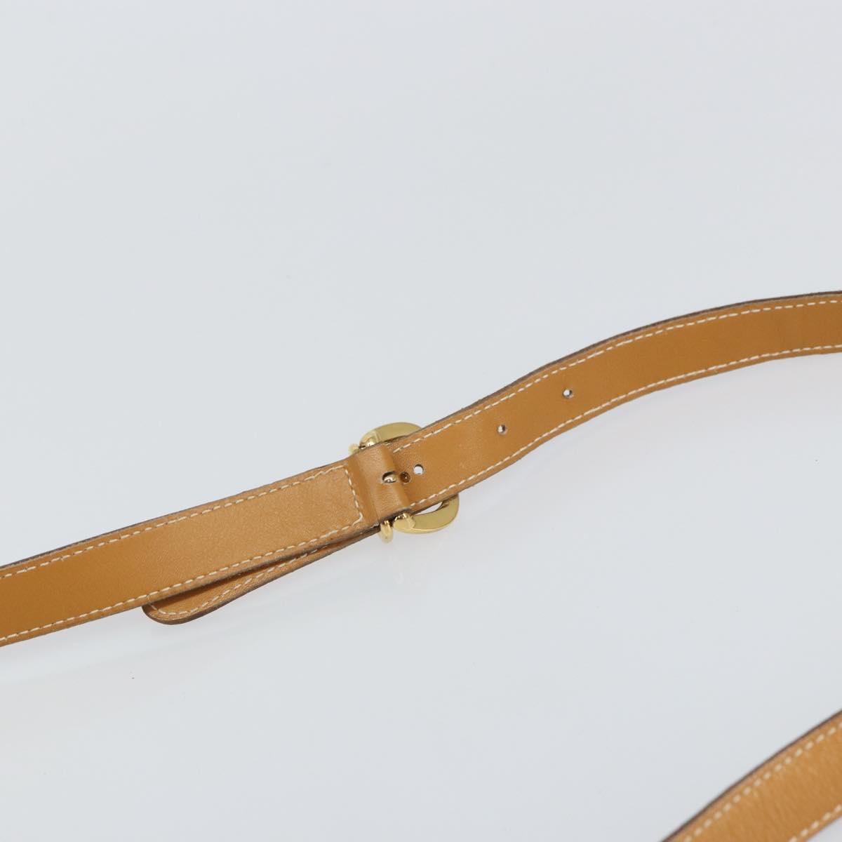 GUCCI Micro GG Supreme Shoulder Bag PVC Beige Gold 001 23 1036 Auth ki6290