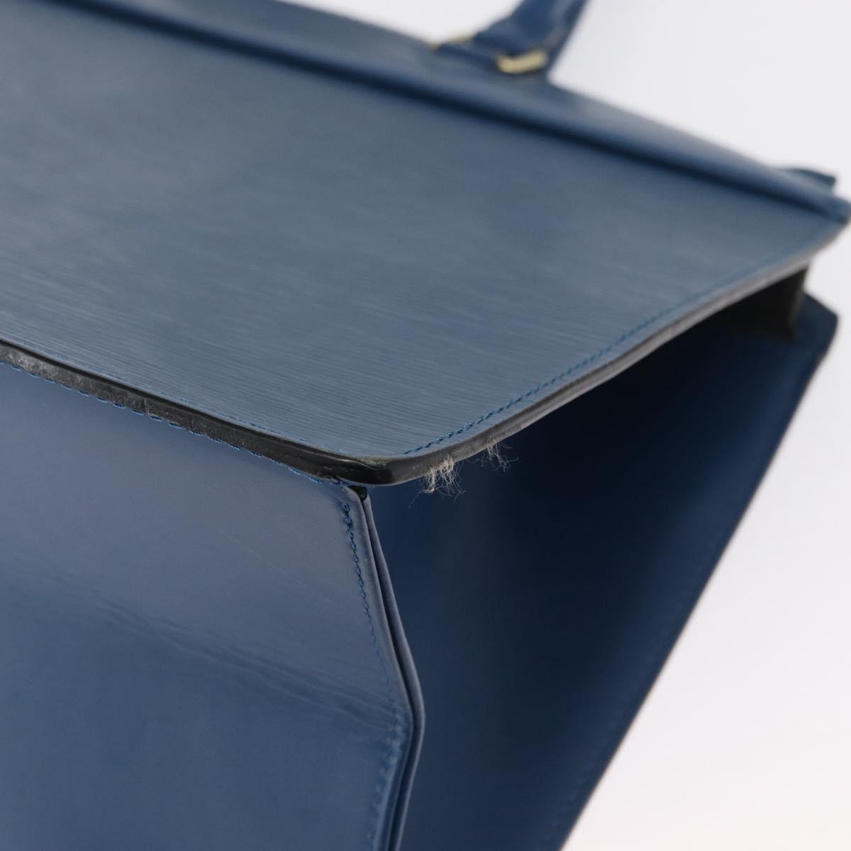LOUIS VUITTON Epi Riviera Hand Bag Blue M48185 LV Auth ki6302