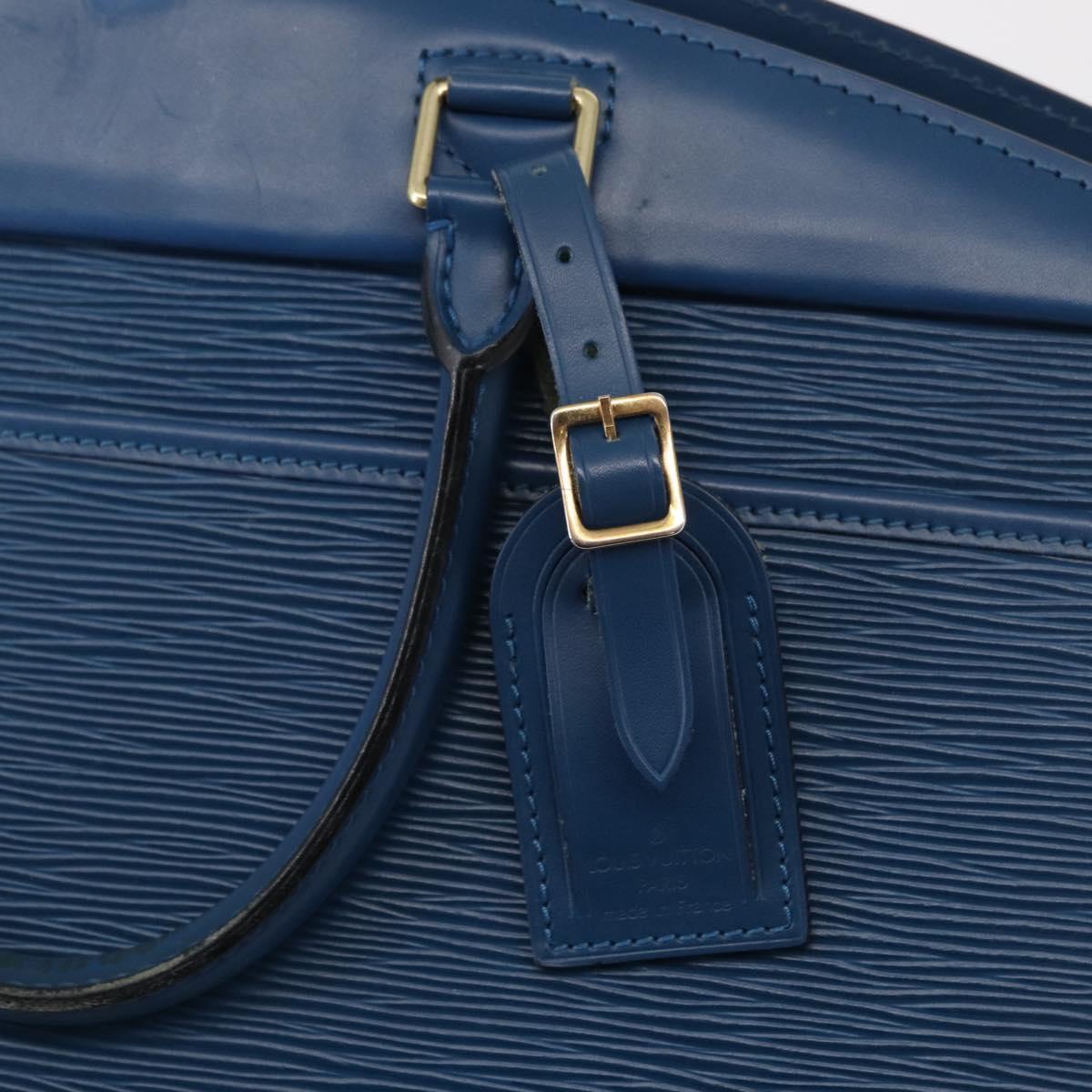 LOUIS VUITTON Epi Riviera Hand Bag Blue M48185 LV Auth ki6302