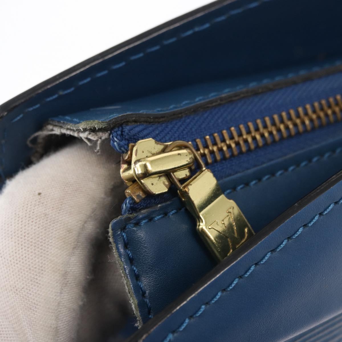 LOUIS VUITTON Epi Riviera Hand Bag Blue M48185 LV Auth ki6302