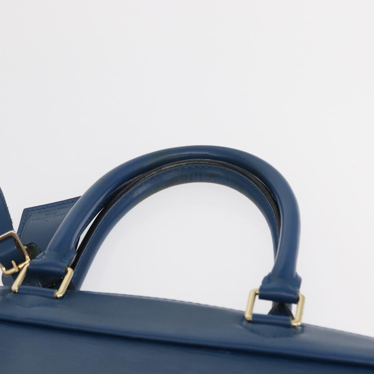LOUIS VUITTON Epi Riviera Hand Bag Blue M48185 LV Auth ki6302