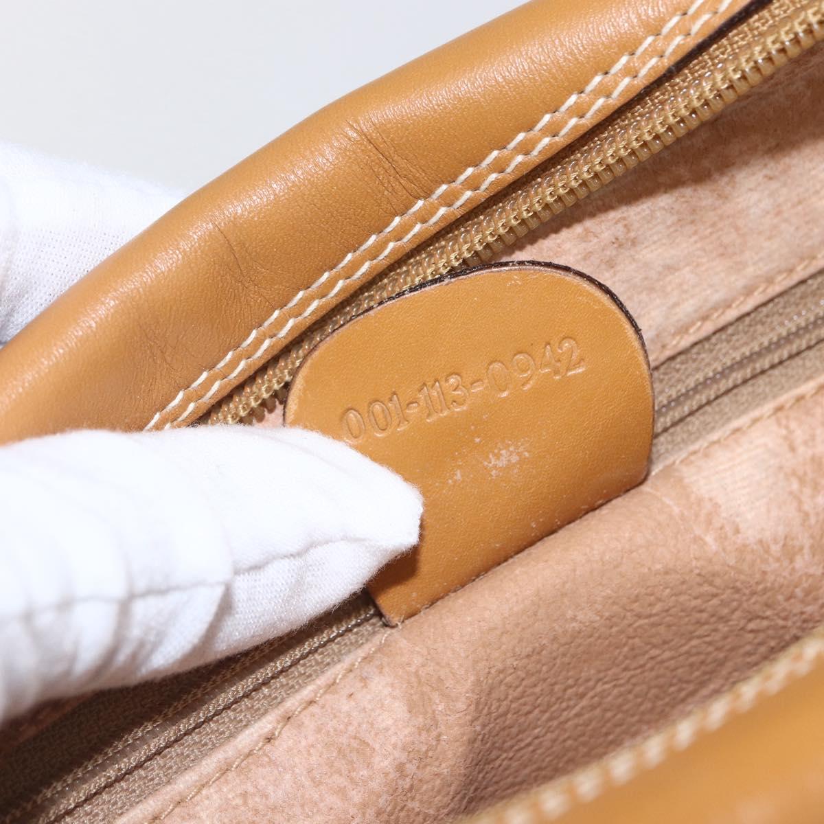 GUCCI Micro GG Supreme Web Sherry Line Bag PVC Beige 001 113 0942 Auth ki6329