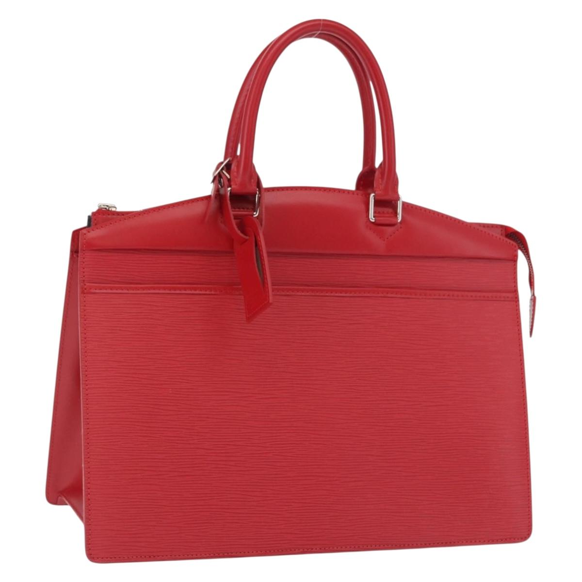 LOUIS VUITTON Epi Riviera Hand Bag Red M48187 LV Auth ki6333