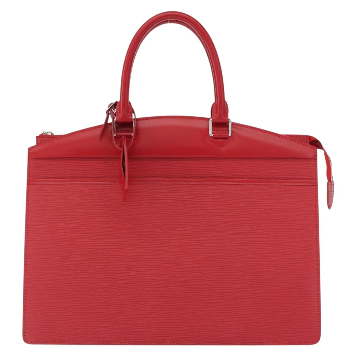LOUIS VUITTON Epi Riviera Hand Bag Red M48187 LV Auth ki6333
