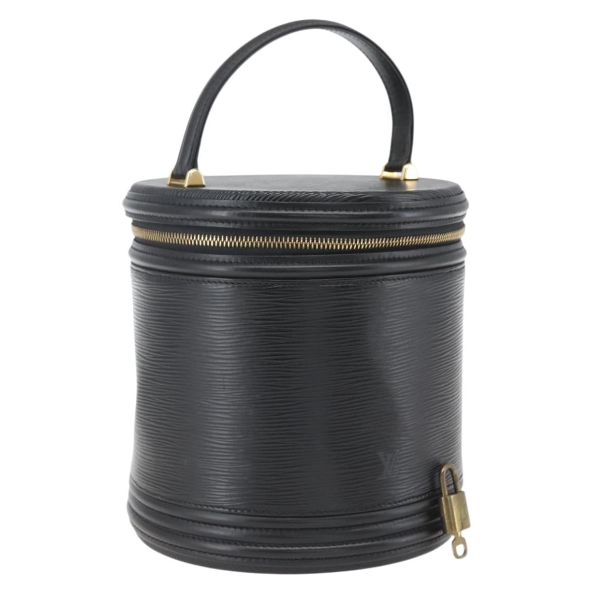 LOUIS VUITTON Epi Cannes Hand Bag Black M48032 LV Auth ki6363