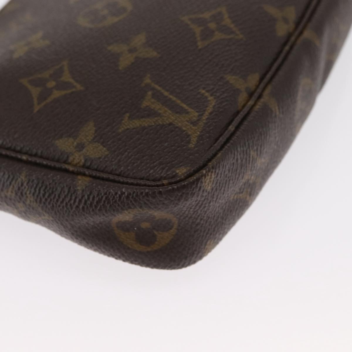 LOUIS VUITTON Monogram Pochette Accessoires Pouch M51980 LV Auth ki6364