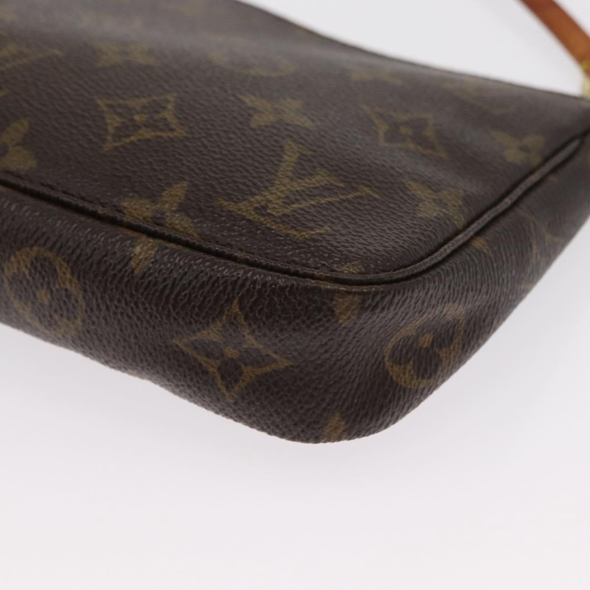 LOUIS VUITTON Monogram Pochette Accessoires Pouch M51980 LV Auth ki6364
