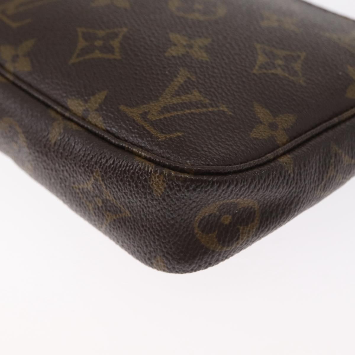 LOUIS VUITTON Monogram Pochette Accessoires Pouch M51980 LV Auth ki6364