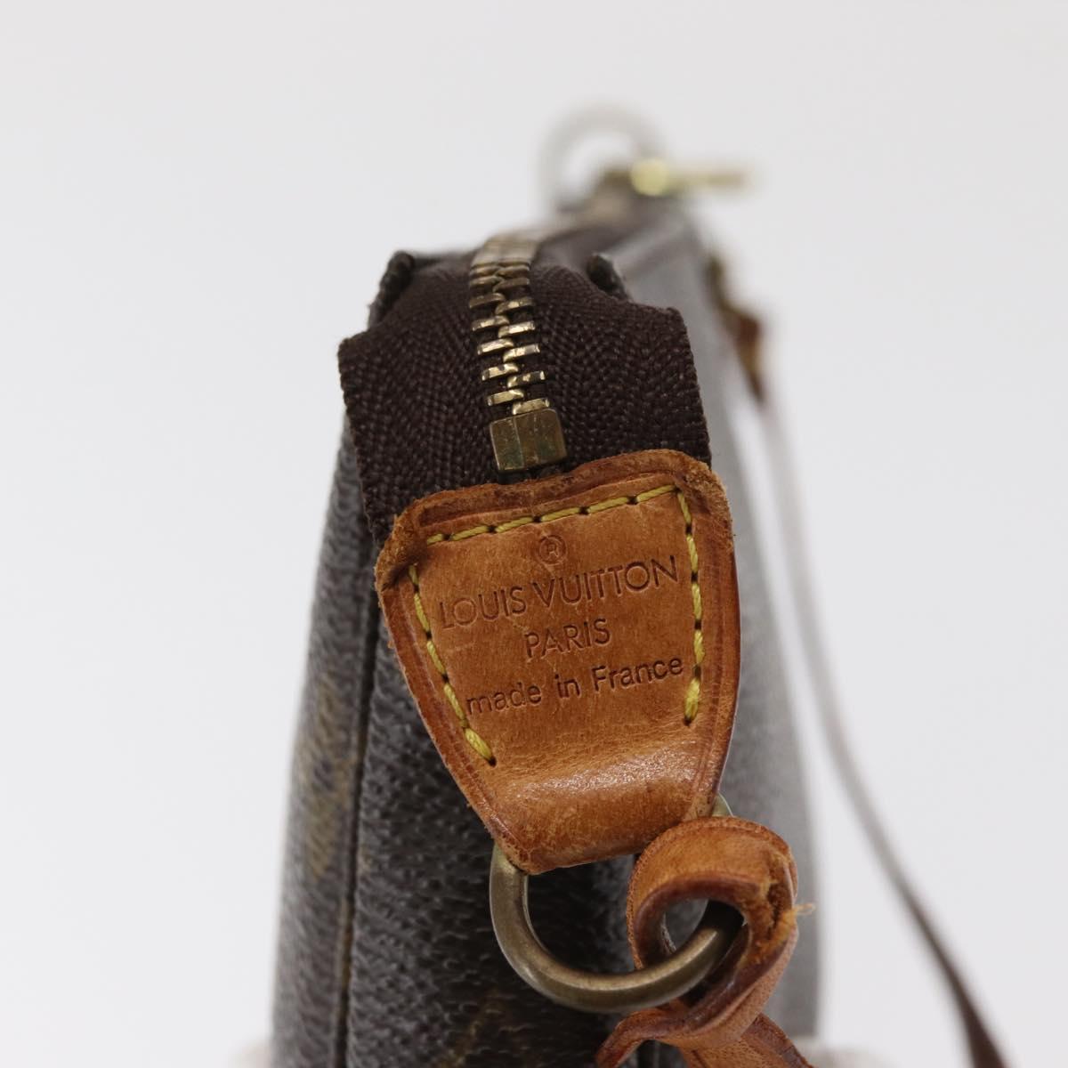 LOUIS VUITTON Monogram Pochette Accessoires Pouch M51980 LV Auth ki6364
