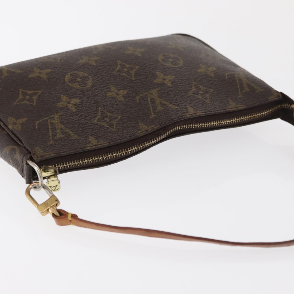 LOUIS VUITTON Monogram Pochette Accessoires Pouch M51980 LV Auth ki6364