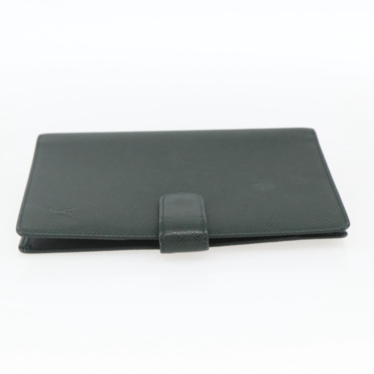 LOUIS VUITTON Taiga Agenda MM Day Planner Cover Epicea R20403 LV Auth ki6371