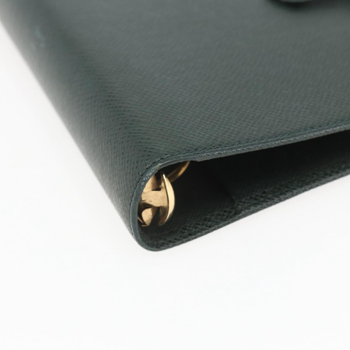 LOUIS VUITTON Taiga Agenda MM Day Planner Cover Epicea R20403 LV Auth ki6371