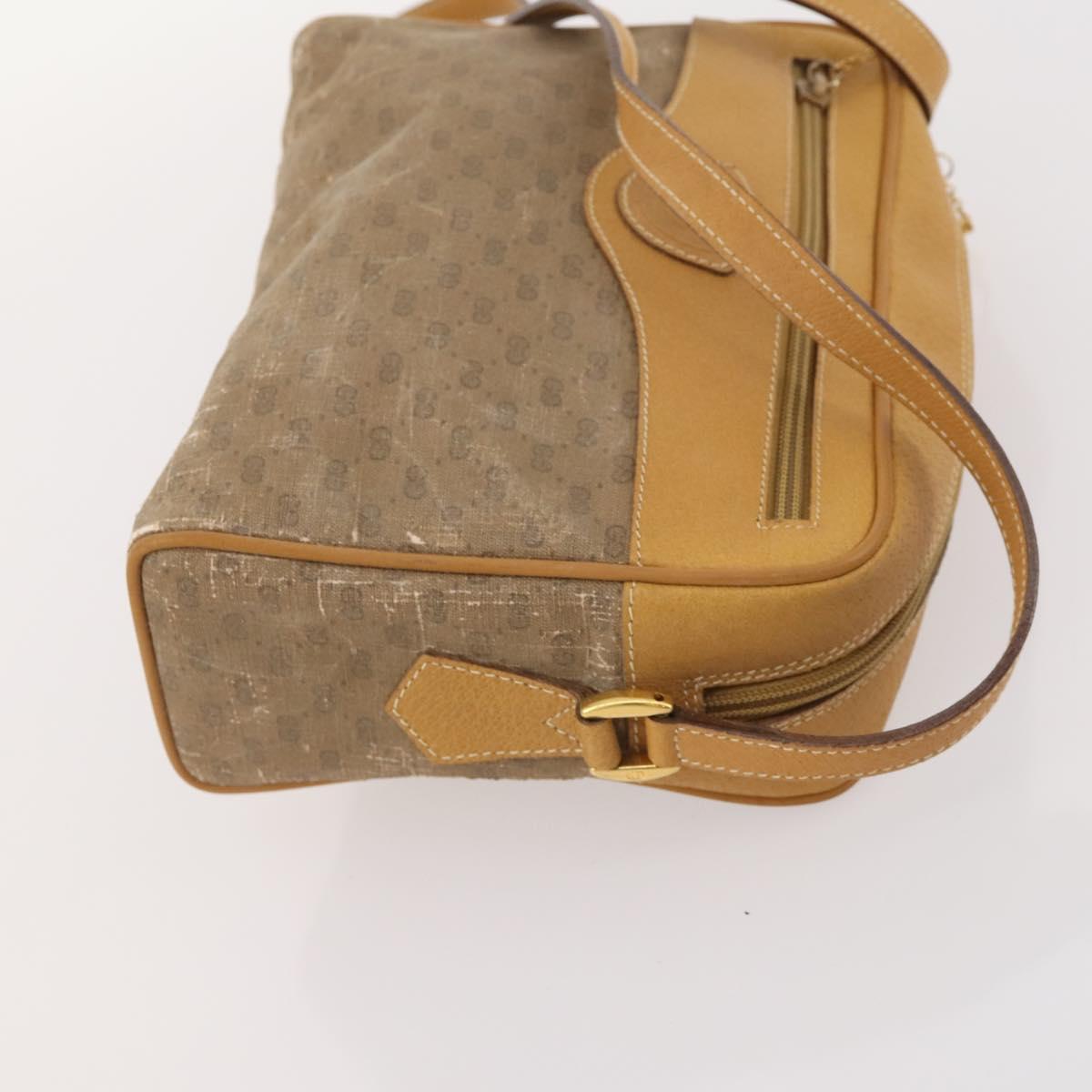 GUCCI GG Canvas Micro GG Supreme Pouch Bag PVC 4 Set Beige White Auth ki6375