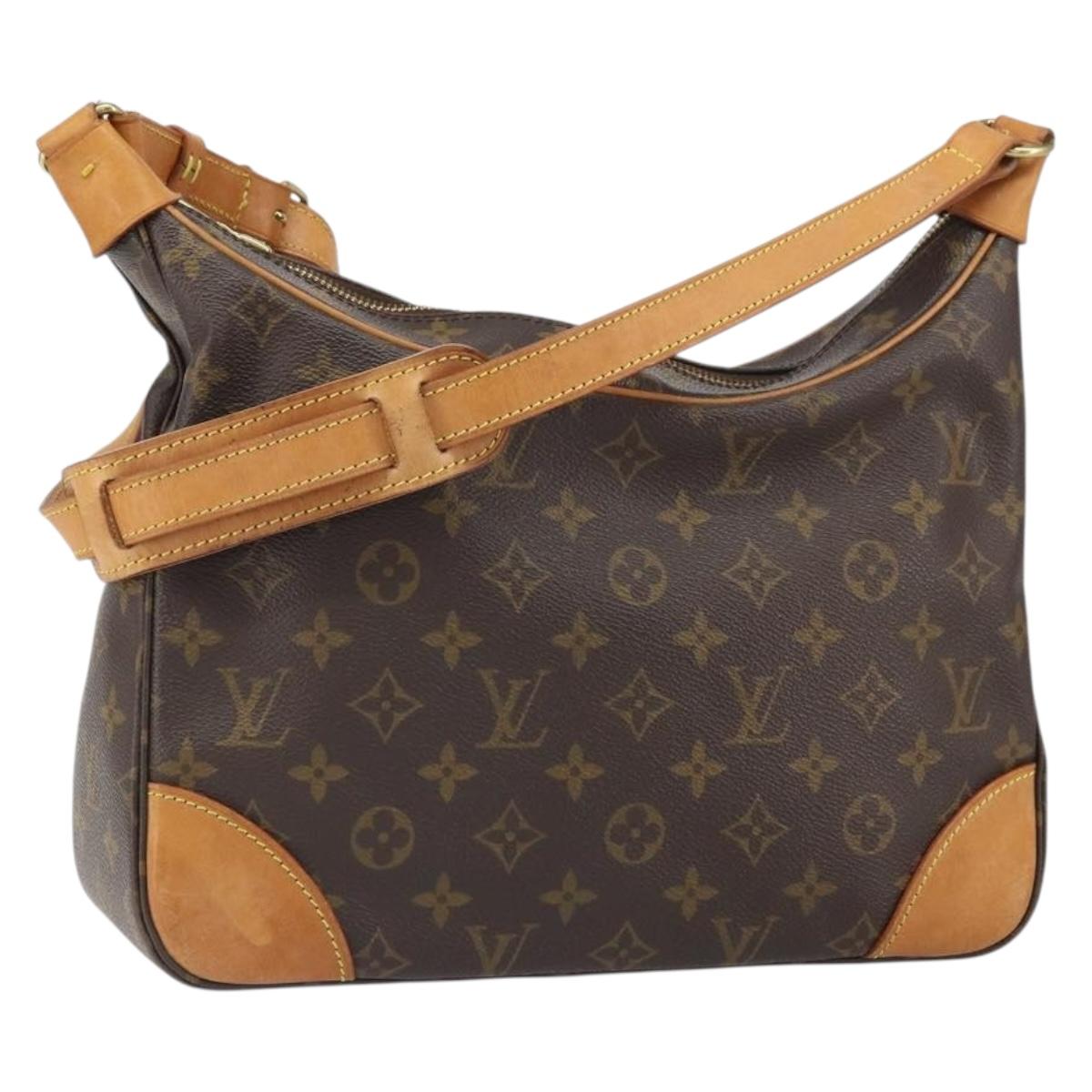 LOUIS VUITTON Monogram Boulogne 30 Shoulder Bag M51265 LV Auth ki6388
