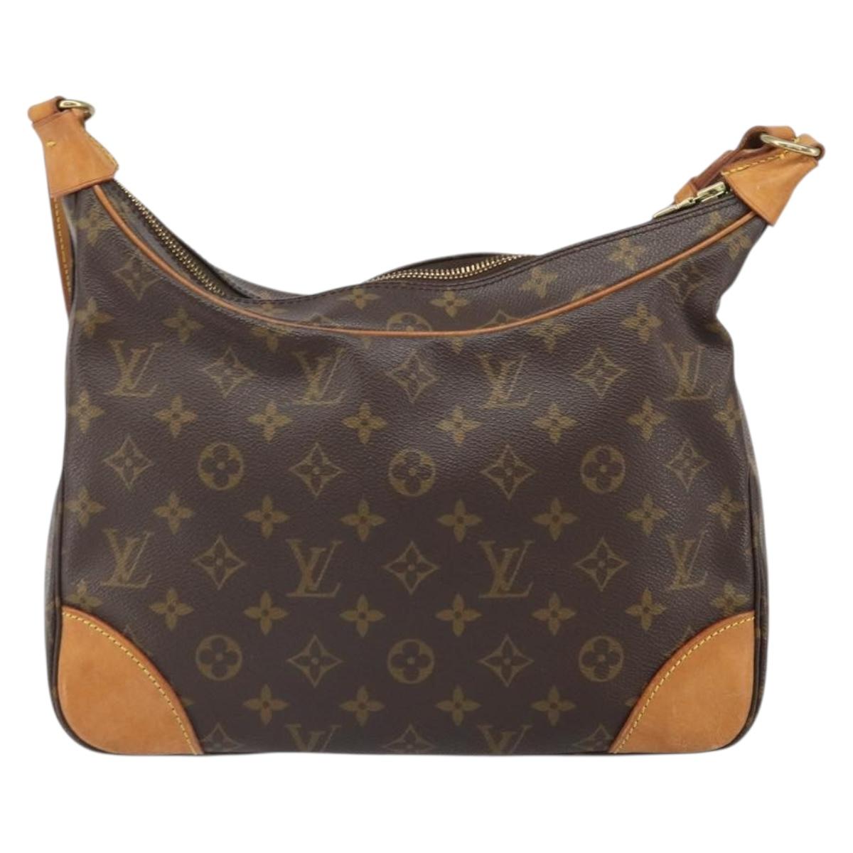 LOUIS VUITTON Monogram Boulogne 30 Shoulder Bag M51265 LV Auth ki6388