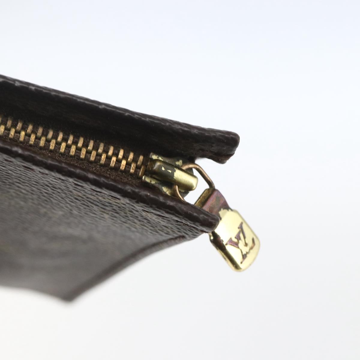 LOUIS VUITTON Monogram Poche Toilette 19 Pouch M47544 LV Auth ki6390