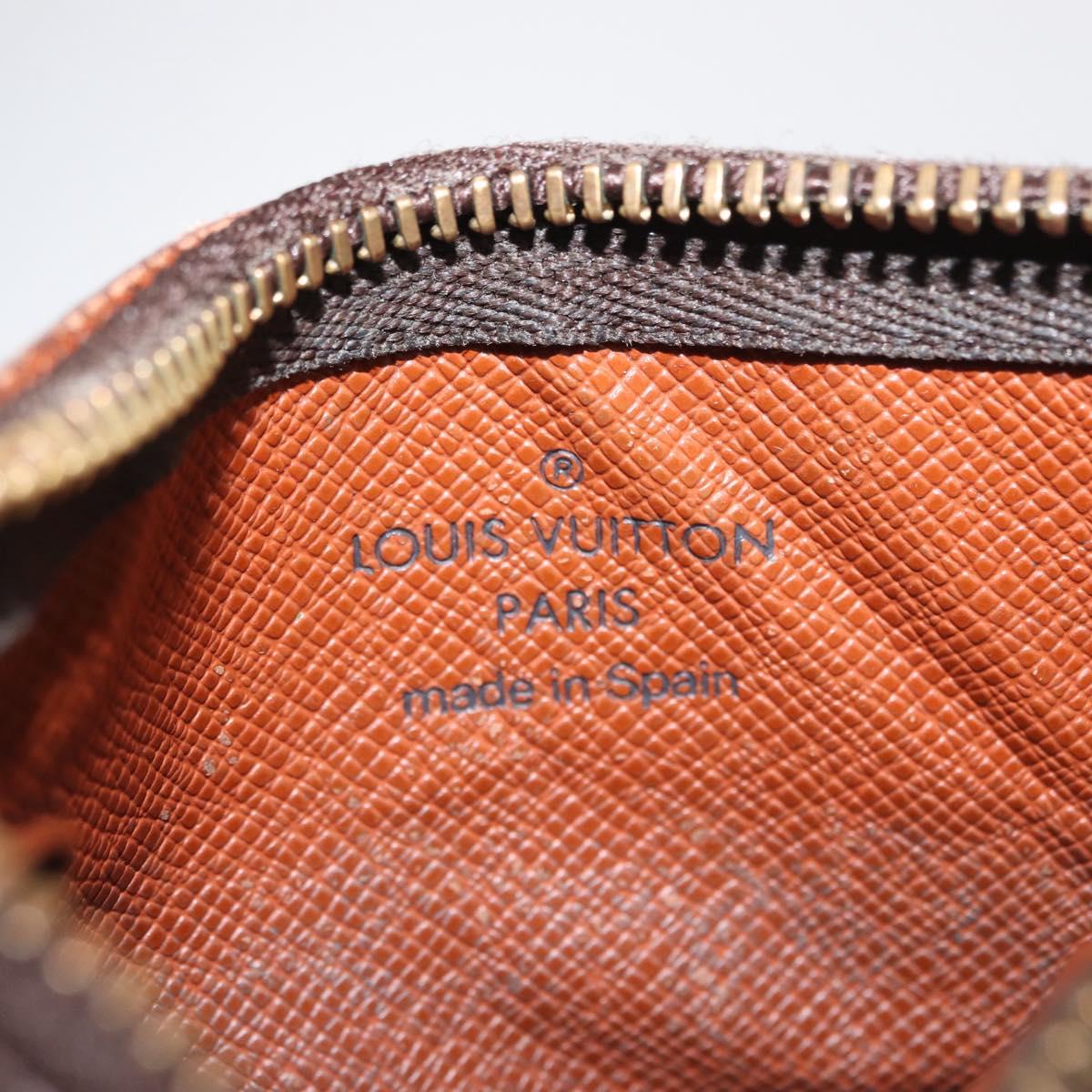 LOUIS VUITTON Monogram Pochette Cles Coin Purse M60033 LV Auth ki6402