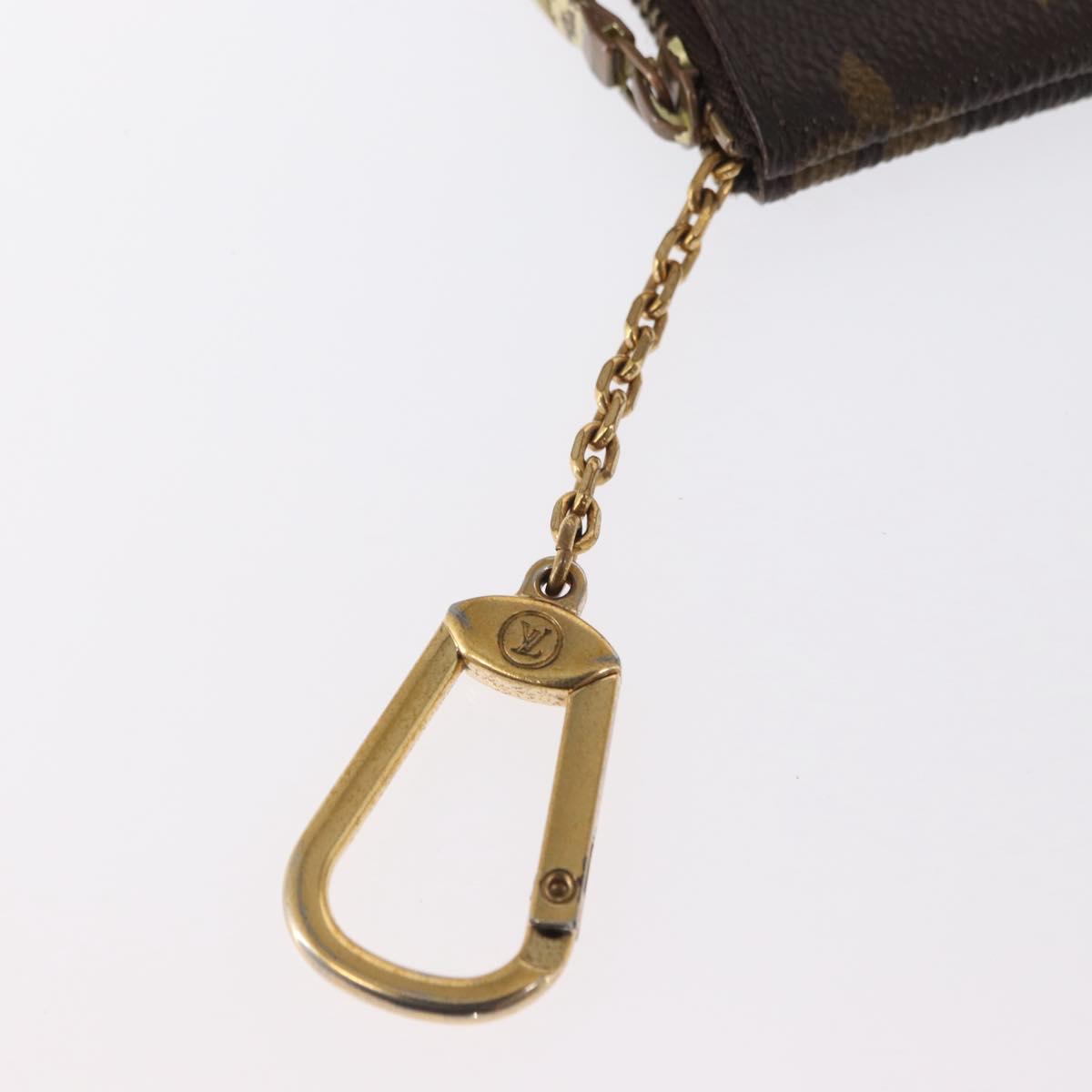 LOUIS VUITTON Monogram Pochette Cles Coin Purse M60033 LV Auth ki6402