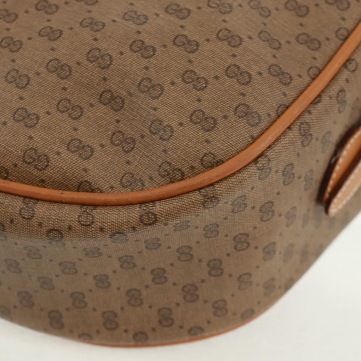 GUCCI Micro GG Supreme Web Sherry Line Bag PVC Beige 001 084 4001 Auth ki6415A