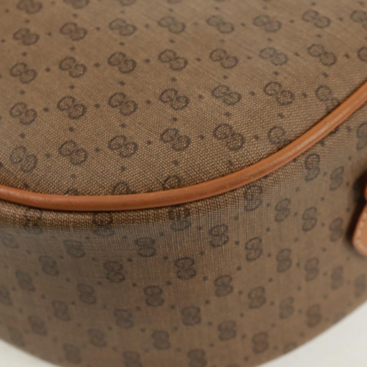 GUCCI Micro GG Supreme Web Sherry Line Bag PVC Beige 001 084 4001 Auth ki6415A