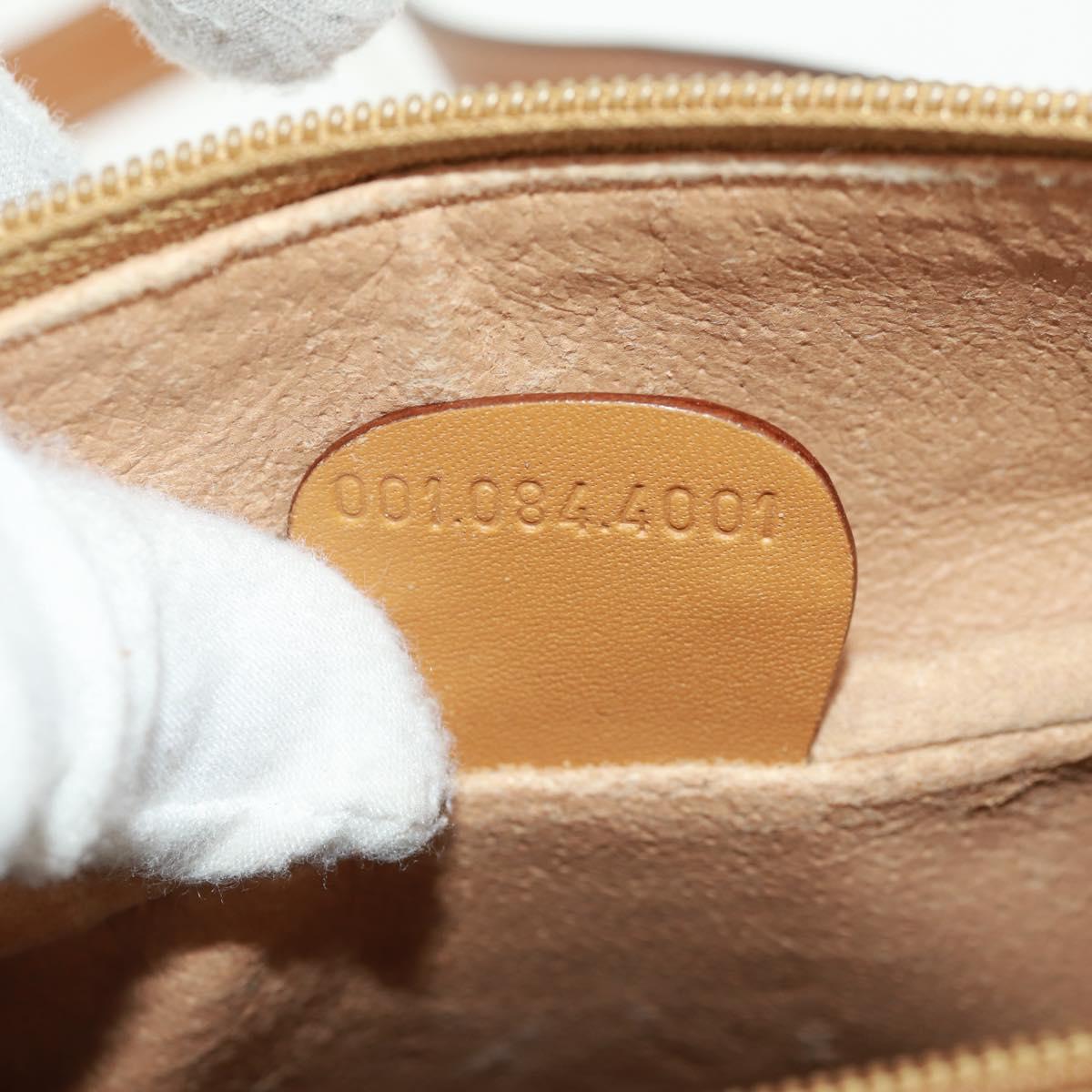 GUCCI Micro GG Supreme Web Sherry Line Bag PVC Beige 001 084 4001 Auth ki6415A