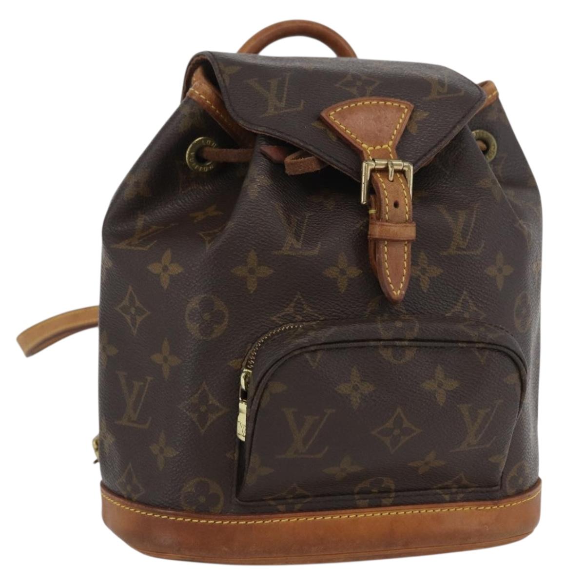 LOUIS VUITTON Monogram Montsouris PM Backpack M51137 LV Auth ki6440