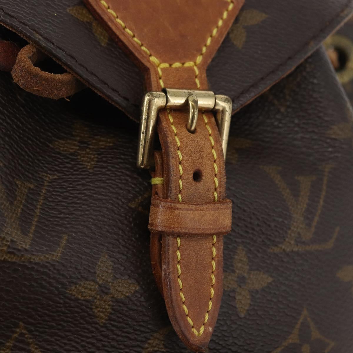 LOUIS VUITTON Monogram Montsouris PM Backpack M51137 LV Auth ki6440