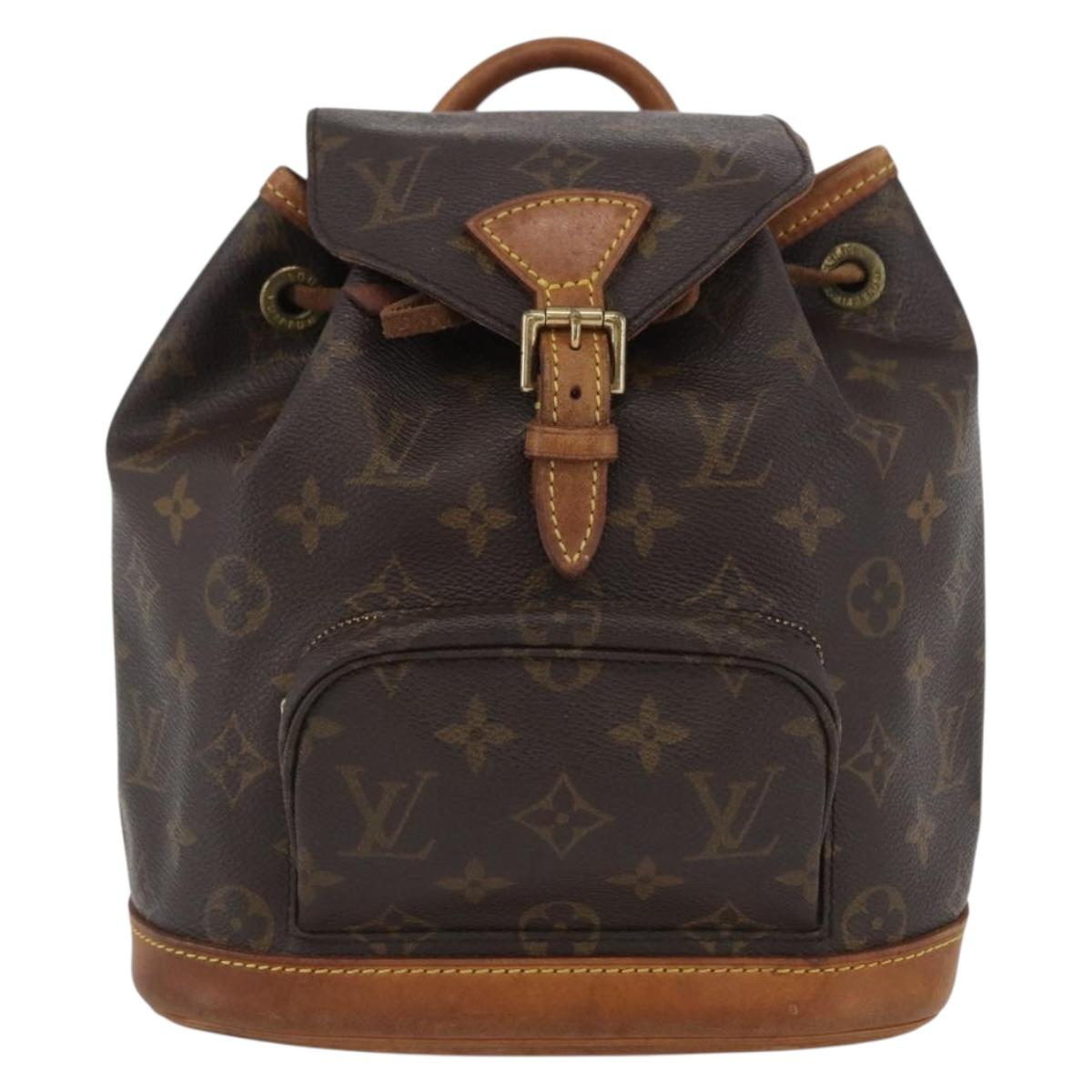 LOUIS VUITTON Monogram Montsouris PM Backpack M51137 LV Auth ki6440