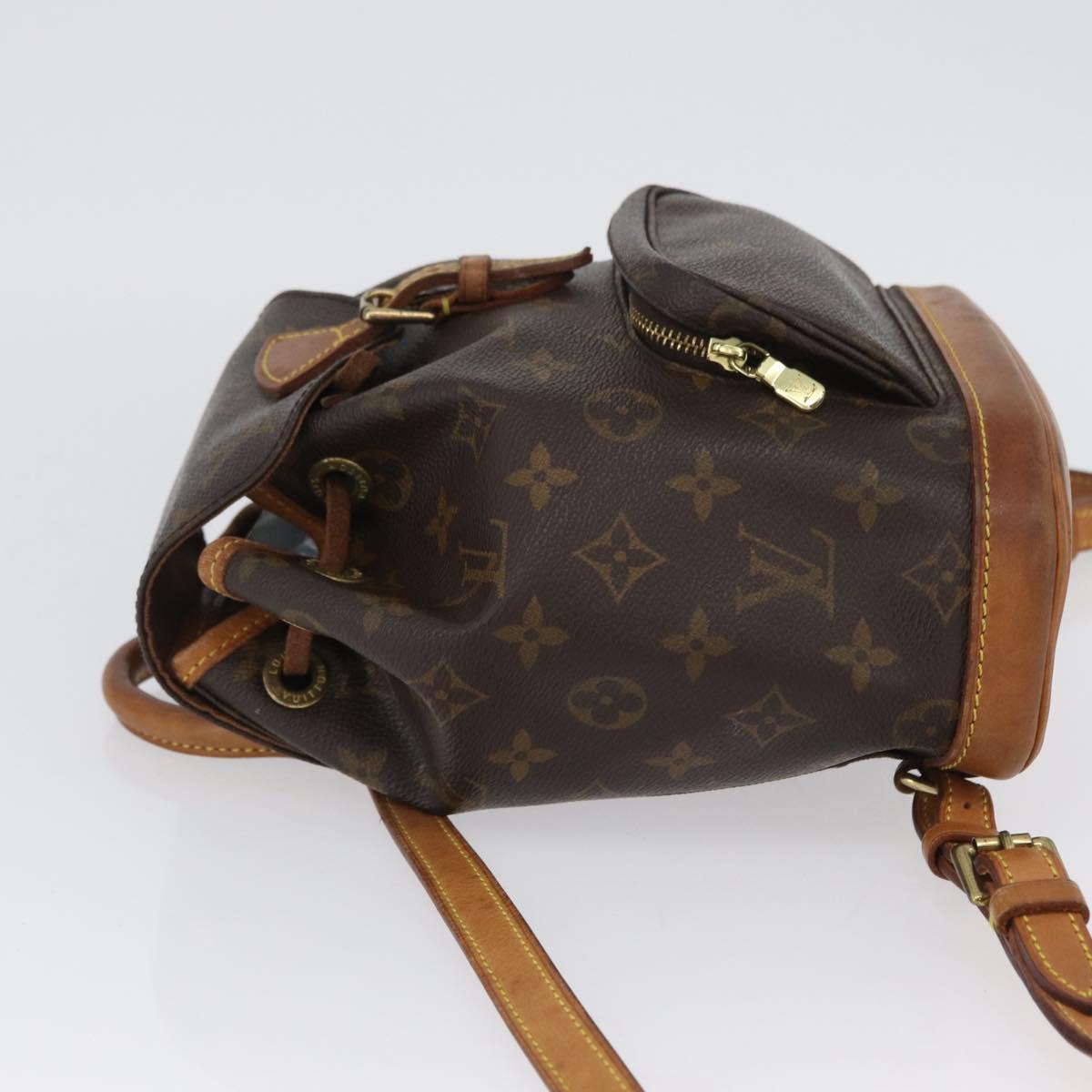 LOUIS VUITTON Monogram Montsouris PM Backpack M51137 LV Auth ki6440