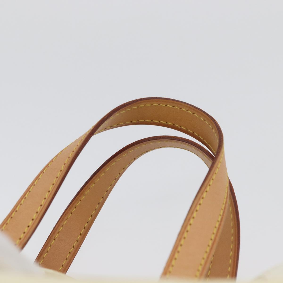 LOUIS VUITTON Monogram Vernis Reade PM Hand Bag Perle M91336 LV Auth ki6453