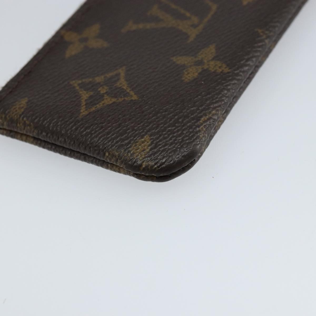 LOUIS VUITTON Monogram Pochette Cles Coin Purse M62650 LV Auth ki6454