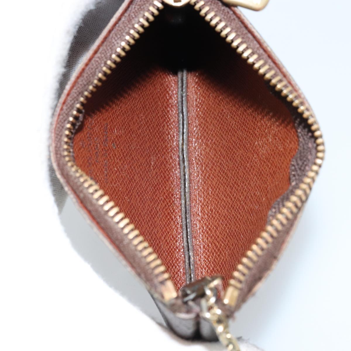 LOUIS VUITTON Monogram Pochette Cles Coin Purse M62650 LV Auth ki6454