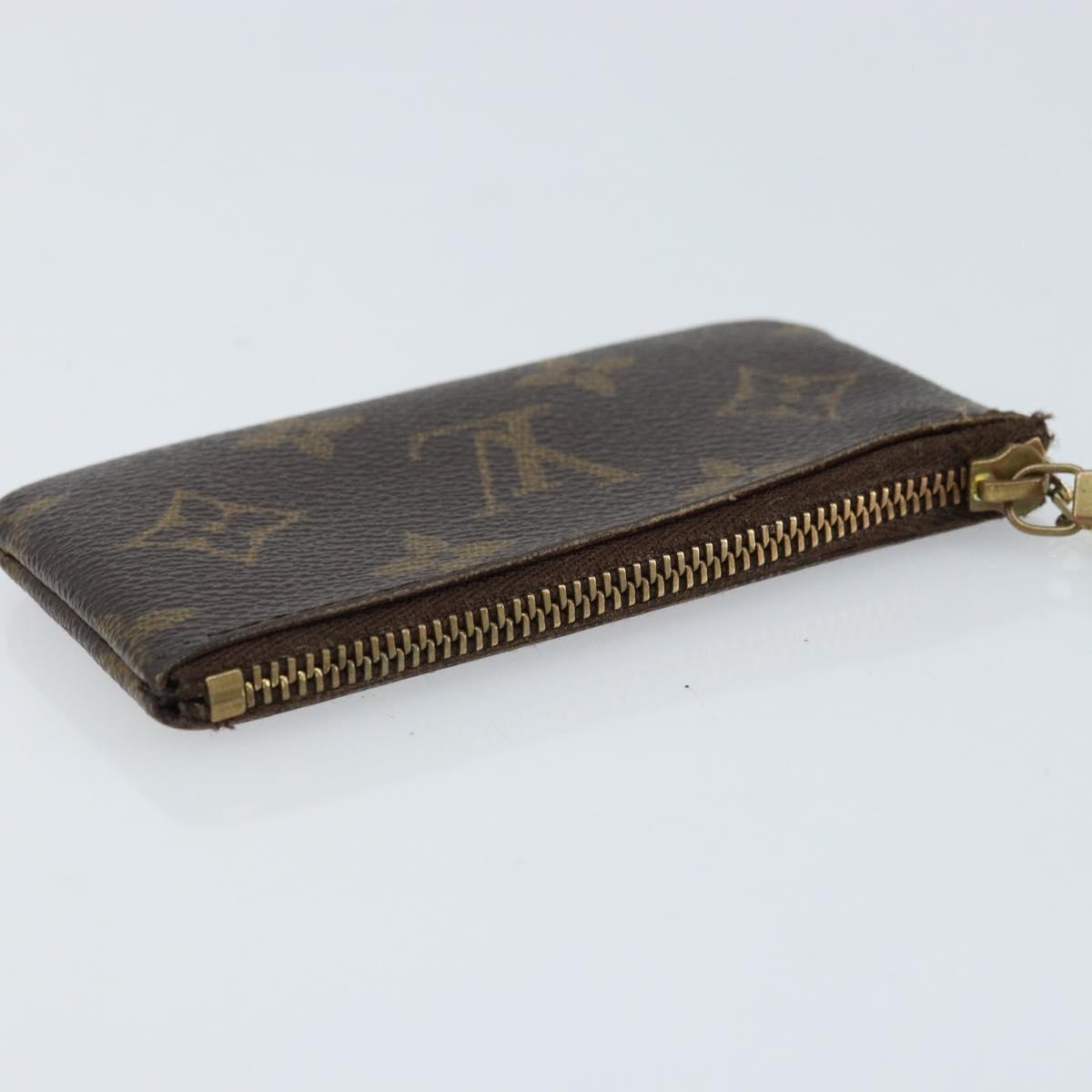 LOUIS VUITTON Monogram Pochette Cles Coin Purse M62650 LV Auth ki6454