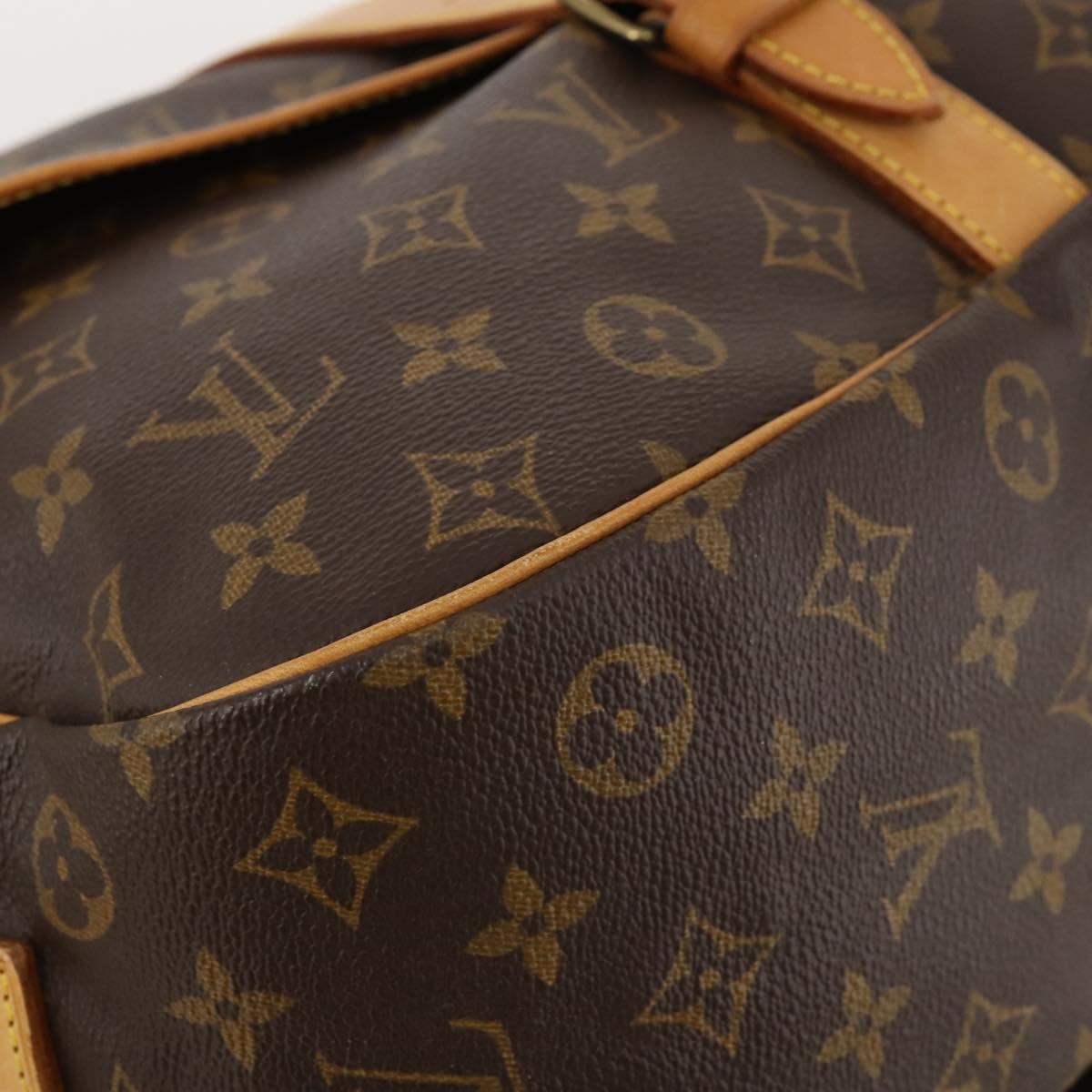 LOUIS VUITTON Monogram Saumur 35 Shoulder Bag M42254 LV Auth ki6465