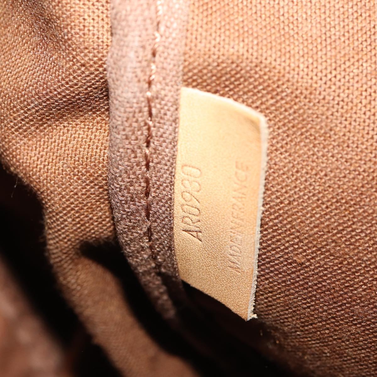 LOUIS VUITTON Monogram Saumur 35 Shoulder Bag M42254 LV Auth ki6465