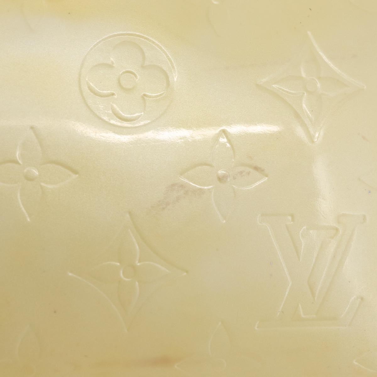 LOUIS VUITTON Monogram Vernis Reade PM Hand Bag Perle M91336 LV Auth ki6479