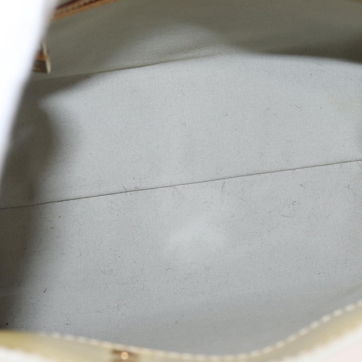 LOUIS VUITTON Monogram Vernis Reade PM Hand Bag Perle M91336 LV Auth ki6479