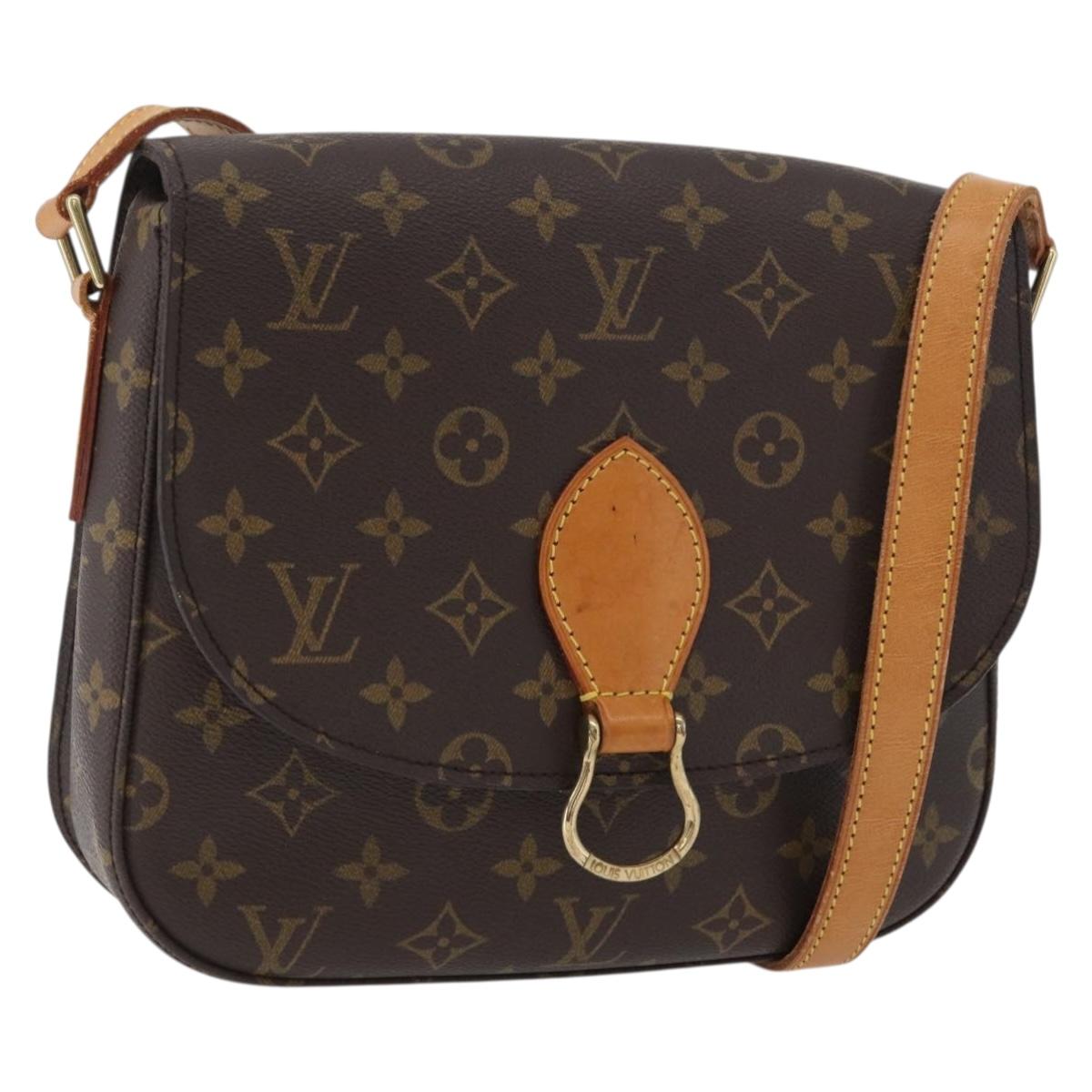 LOUIS VUITTON Monogram Saint Cloud GM Shoulder Bag M51242 LV Auth ki6481