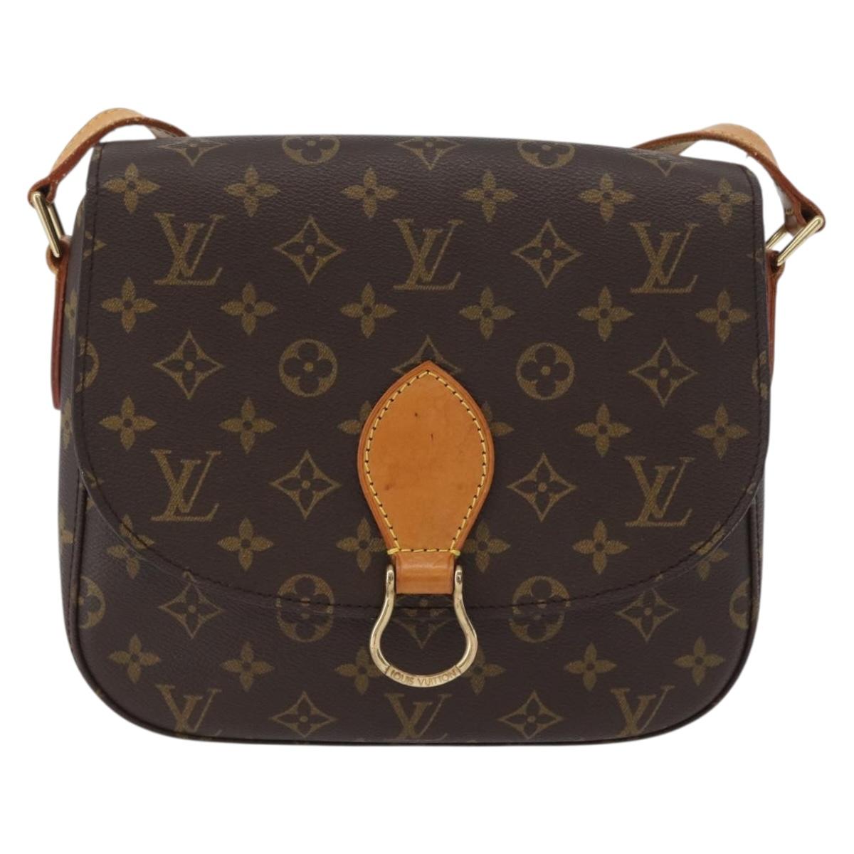LOUIS VUITTON Monogram Saint Cloud GM Shoulder Bag M51242 LV Auth ki6481